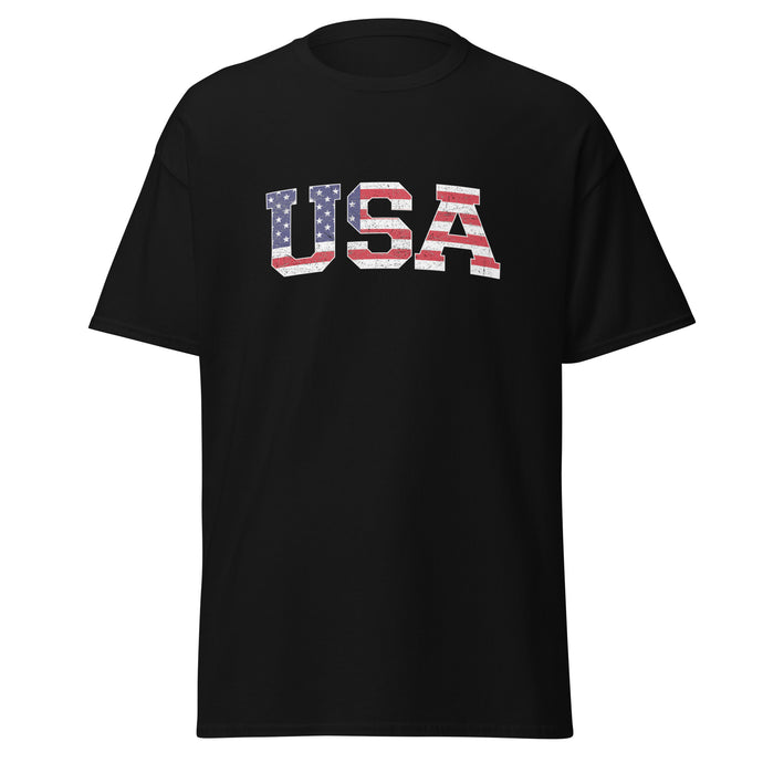 USA US Flag Patriotic 4th of July America T-Shirt