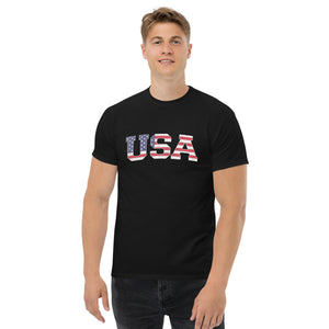 USA US Flag Patriotic 4th of July America T-Shirt