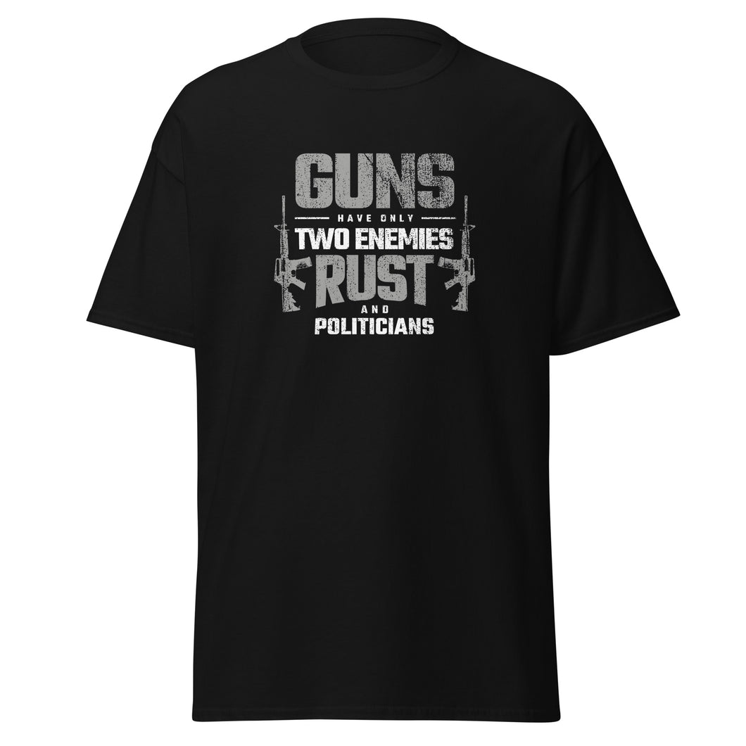 Guns have only two enemies: rust and politicians