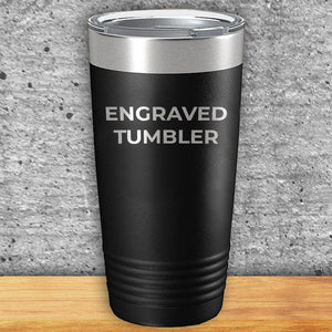 Custom 20 oz Tumbler with Your Engraved Name or Text