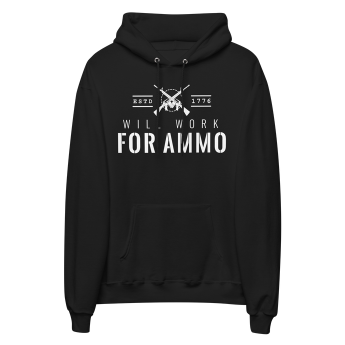 Will Work For Ammo Hoodie