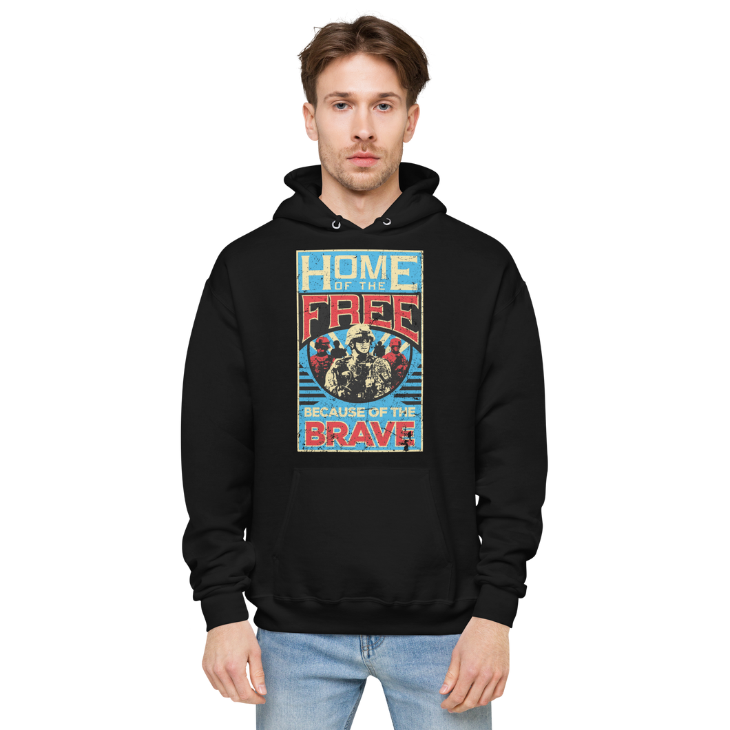 Home of the Free Blue Design Hoodie